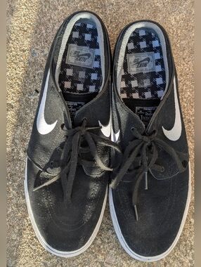 RARE Nike SB Stefan Janoski OG “Venom” Sz 11.5 Black Suede Zoom Skate Shoes